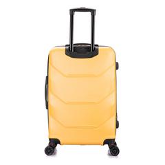 DUKAP Zonix Lightweight Hardside Spinner 26 inch Mustard