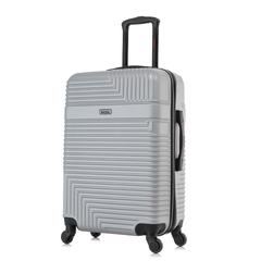 InUSA Resilience Lightweight Hardside Spinner 24 inch Silver