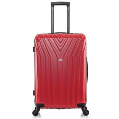 InUSA Vasty Lightweight Hardside Spinner 24 inch Red