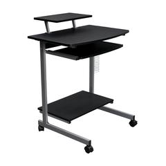 Compact Computer Cart With Storage . Color: Graphite