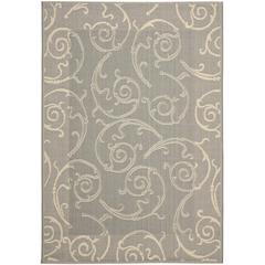 COURTYARD, GREY / NATURAL, 7'-10" X 7'-10" Square, Area Rug, CY2665-3606-8SQ