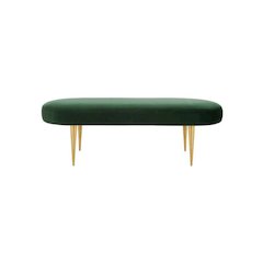 CORINNE VELVET OVAL BENCH, SFV4704A