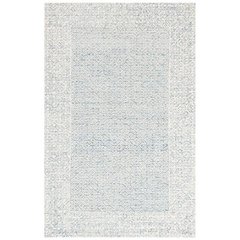 Abstract, BLUE / IVORY, 4' X 6', Area Rug, ABT342N-4