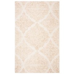 Abstract, IVORY / BEIGE, 4' X 6', Area Rug, ABT346B-4