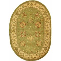ANTIQUITY, SAGE, 7'-6" X 9'-6" Oval, Area Rug