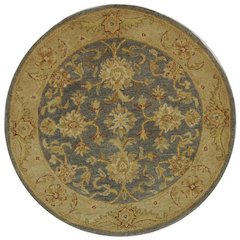 ANTIQUITY, BLUE / BEIGE, 6' X 6' Round, Area Rug, AT312A-6R