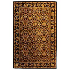 ANTIQUITY, DARK PLUM / GOLD, 6' X 9', Area Rug