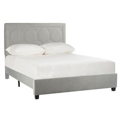 Solania Bed, Queen, Pewter