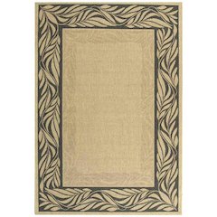 COURTYARD, SAND / GREY, 2'-7" X 5', Area Rug