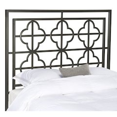 LUCINDA GUNMETAL HEADBOARD, FOX6215B-K