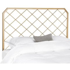 STITCH GOLD METAL MESH HEADBOARD, FOX6255A-Q