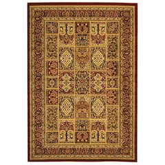 LYNDHURST, MULTI / RED, 5'-3" X 7'-6", Area Rug, LNH217B-5