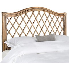 GABRIELLE BROWN/MULTI WICKER HEADBOARD, SEA8031A-Q