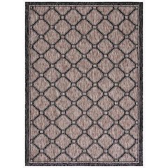 COURTYARD, NATURAL / BLACK, 2' X 3'-7", Area Rug, CY8471-37312-2