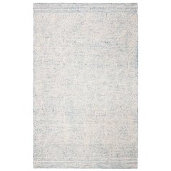 Abstract, IVORY / BLUE, 5' X 8', Area Rug, ABT340M-5