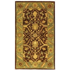ANTIQUITY, BROWN / GREEN, 2'-3" X 4', Area Rug, AT14F-24