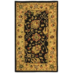 ANTIQUITY, BLACK, 2'-3" X 4', Area Rug, AT21B-24