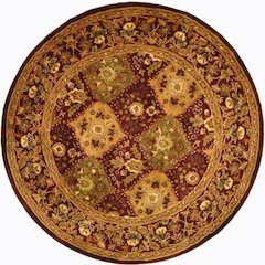 ANTIQUITY, WINE, 8' X 8' Round, Area Rug