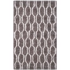 SG-BSG-Barcelona Shag, SILVER / IVORY, 8' X 10', Area Rug