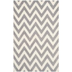 CAMBRIDGE, SILVER / IVORY, 6' X 9', Area Rug, CAM139D-6