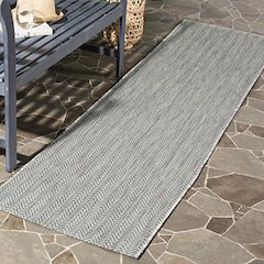 COURTYARD, GREY / NAVY, 2'-3" X 6'-7", Area Rug, CY8022-36812-27