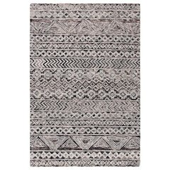Abstract, GREY / BROWN, 5' X 8', Area Rug