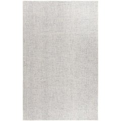Abstract, SILVER / BLUE, 8' X 10', Area Rug