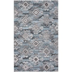 Abstract, GREY / BLACK, 6' X 9', Area Rug, ABT613F-6