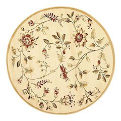 LYNDHURST, IVORY / MULTI, 5'-3" X 5'-3" Round, Area Rug, LNH552-1291-5R