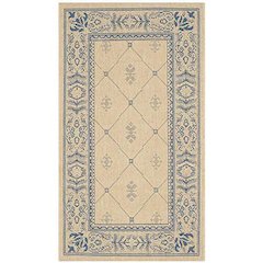 COURTYARD, NATURAL / BLUE, 4' X 5'-7", Area Rug, CY2326-3101-4