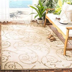 COURTYARD, NATURAL / BROWN, 9' X 12', Area Rug, CY2665-3001-9