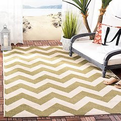 COURTYARD, GREEN / BEIGE, 9' X 12', Area Rug, CY6244-244-9