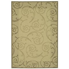 COURTYARD, NATURAL / BROWN, 7'-10" X 7'-10" Square, Area Rug, CY2665-3001-8SQ