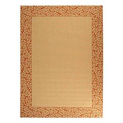 COURTYARD, NATURAL / TERRA, 7'-10" X 7'-10" Square, Area Rug, CY0727-3201-8SQ