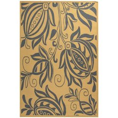 COURTYARD, NATURAL / BLUE, 9' X 12', Area Rug, CY2961-3101-9