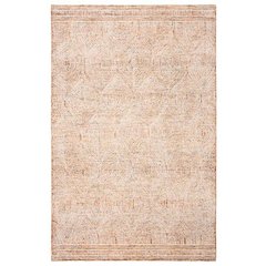 Abstract, IVORY / RUST, 8' X 10', Area Rug