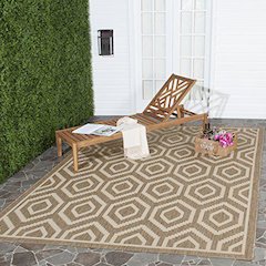 COURTYARD, BROWN / BONE, 9' X 12', Area Rug, CY6902-242-9