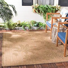 COURTYARD, NATURAL / GOLD, 5'-3" X 7'-7", Area Rug, CY6683-39-5