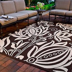 COURTYARD, CHOCOLATE / NATURAL, 2'-3" X 14', Area Rug, CY2961-3409-214