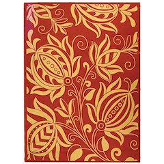 COURTYARD, RED / NATURAL, 9' X 12', Area Rug, CY2961-3707-9