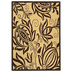 COURTYARD, NATURAL / BROWN, 5'-3" X 7'-7", Area Rug, CY2961-3001-5