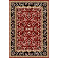 LYNDHURST, RED / BLACK, 8' X 11', Area Rug, LNH331B-8