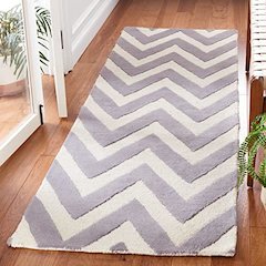 CAMBRIDGE, SILVER / IVORY, 2'-6" X 18', Area Rug, CAM139D-218