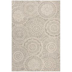 Abstract, IVORY / GREY, 8' X 10', Area Rug, ABT205B-8