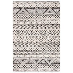 Abstract, IVORY / GREY, 8' X 10', Area Rug, ABT259F-8