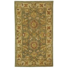 ANTIQUITY, GREEN / GOLD, 2'-3" X 20', Area Rug