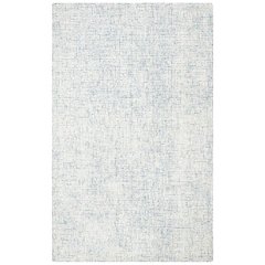 Abstract, IVORY / BLUE, 2'-3" X 8', Area Rug, ABT470M-28