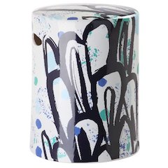 Alair Multicolor Garden Stool , Multi