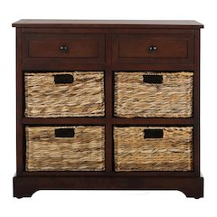 HERMAN STORAGE UNIT W/ WICKER BASKETS, AMH5702D
