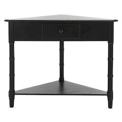 GOMEZ CORNER TABLE WITH STORAGE DRAWER, AMH5709B